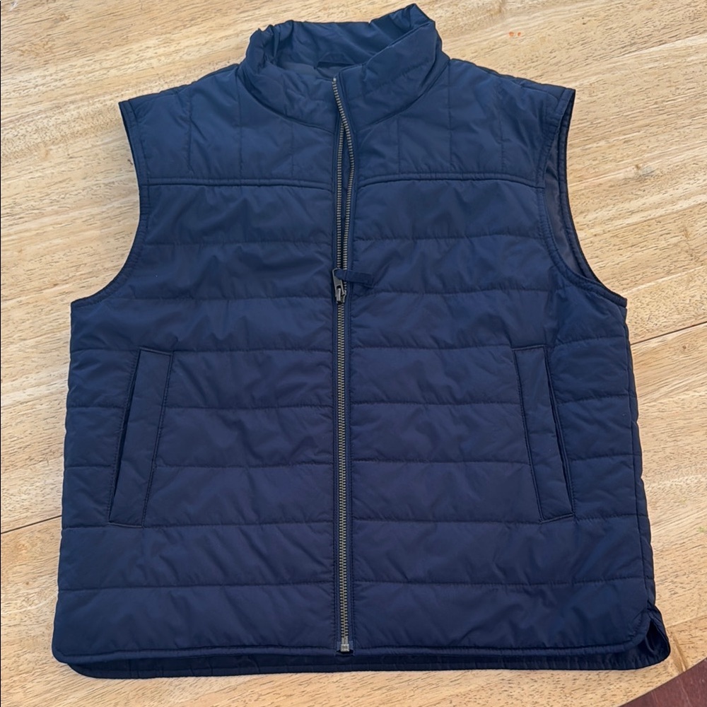 Crewcuts Boys Navy Quilted Vest Youth XL 12-14